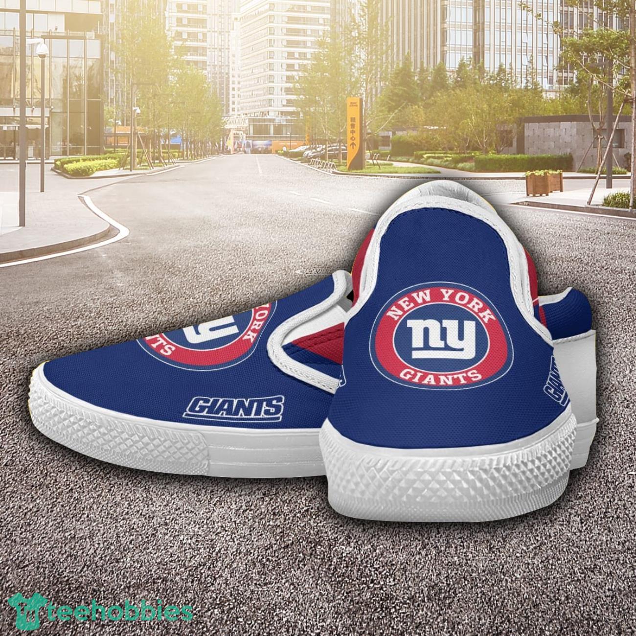 New York Giants Slip On Shoes For Men And Women Sport Fans image New York Giants Slip On Shoes For Men And Women Sport Fans Product Photo 1