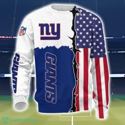 New York Giants US Flag 3D Printing T-Shirt Hoodie Sweatshirt For Fans Product Photo 3