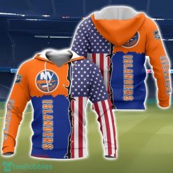 New York Islanders US Flag 3D All Over Printed T-shirt Hoodie Sweatshirt Product Photo 1