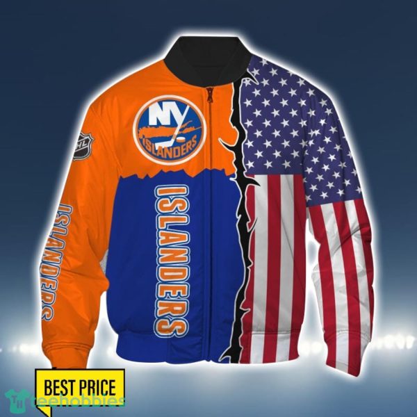 New York Islanders US Flag 3D All Over Printed T-shirt Hoodie Sweatshirt Product Photo 4