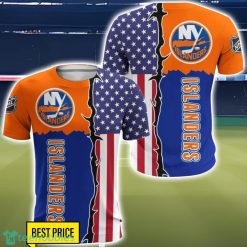 New York Islanders US Flag 3D All Over Printed T-shirt Hoodie Sweatshirt Product Photo 5