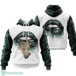 New York Jets Lips 3D Printing Hoodie For Men And Women Product Photo 1