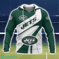 New York Jets Logo Team 3D Printing T-Shirt Hoodie Sweatshirt For Fans Product Photo 1