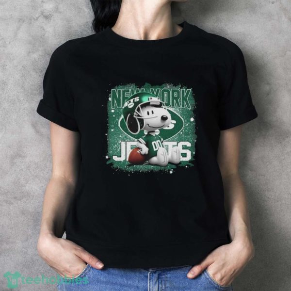 New York Jets Mix Snoopy Shirt - Ladies T-Shirt