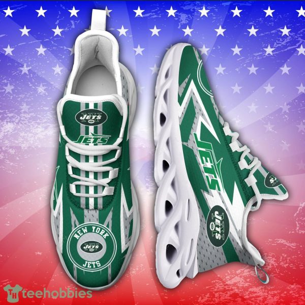 New York Jets NFL Running Sneakers Max Soul Shoes For Sport Team Product Photo 1