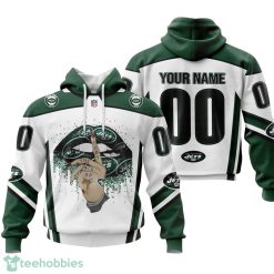 New York Jets Sexy Lips Custom Name And Number 3D Hoodie Product Photo 1