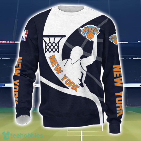 New York Knicks 3D Printing T-Shirt Hoodie Sweatshirt For Fans Product Photo 3