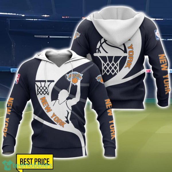 New York Knicks 3D Printing T-Shirt Hoodie Sweatshirt For Fans Product Photo 1