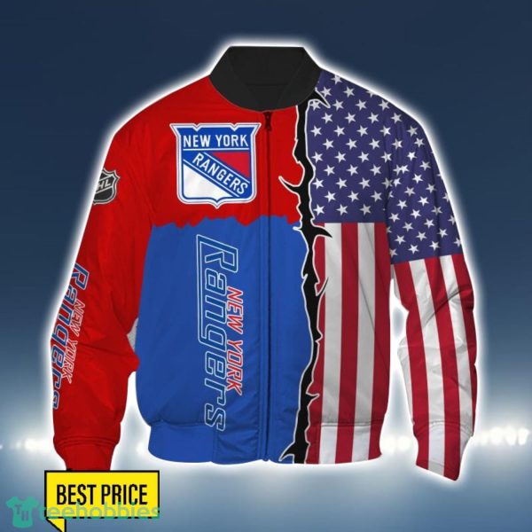 New York Rangers US Flag 3D All Over Printed T-shirt Hoodie Sweatshirt Product Photo 4