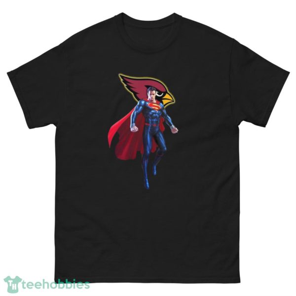 NFL Superman DC Sports Football Arizona Cardinals T Shirt - G500 Men’s Classic Tee