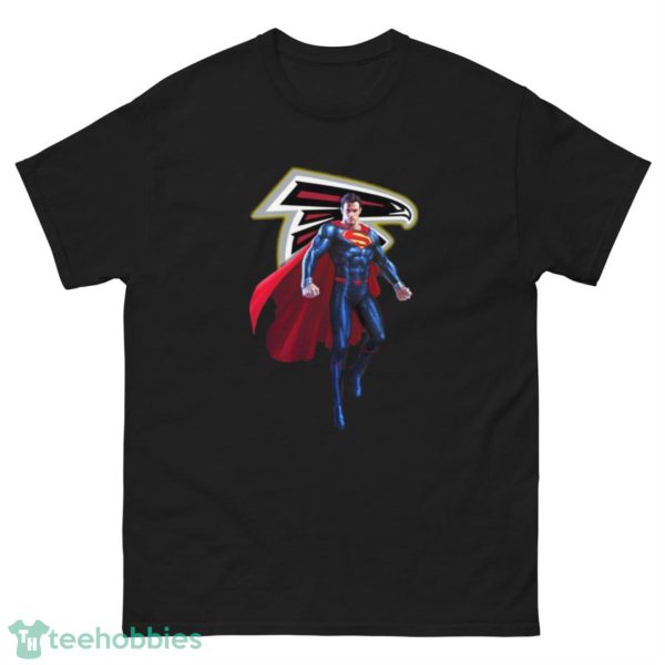 NFL Superman DC Sports Football Atlanta Falcons T Shirt - G500 Men’s Classic Tee
