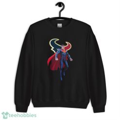 NFL Superman DC Sports Football Houston Texans T Shirt - Unisex Heavy Blend Crewneck Sweatshirt
