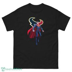 NFL Superman DC Sports Football Houston Texans T Shirt - G500 Men’s Classic Tee