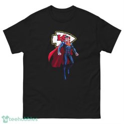 NFL Superman DC Sports Football Kansas City Chiefs T Shirt - G500 Men’s Classic Tee