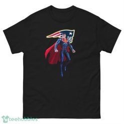 NFL Superman DC Sports Football New England Patriots T Shirt - G500 Men’s Classic Tee