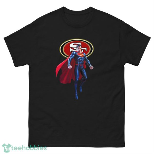 NFL Superman DC Sports Football San Francisco 49ers T Shirt - G500 Men’s Classic Tee