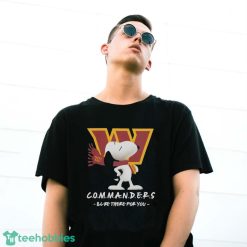 Nfl Washington Commanders Snoopy I’ll Be There For You 2023 shirt - G500 Gildan T-Shirt