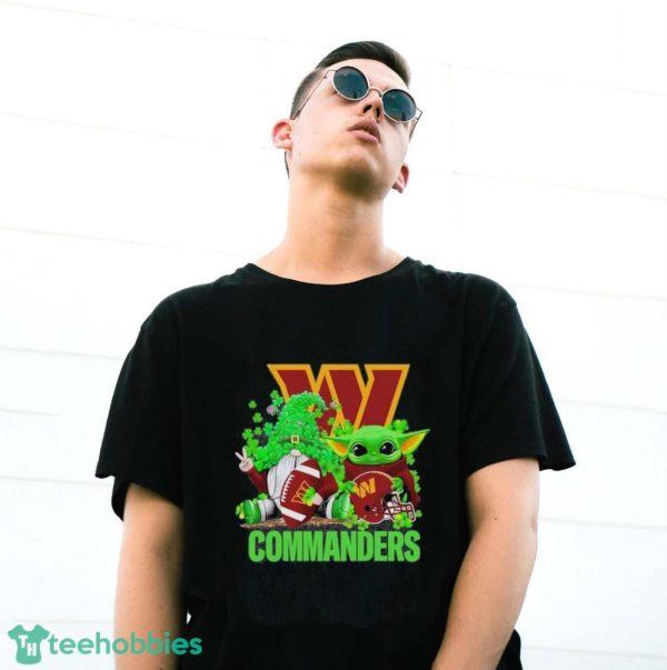 NFL Washington commanders st patrick’s day special gomes baby Yoda st patricks day shirt - G500 Gildan T-Shirt