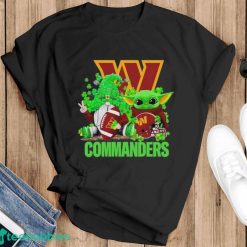 NFL Washington commanders st patrick’s day special gomes baby Yoda st patricks day shirt - Black T-Shirt
