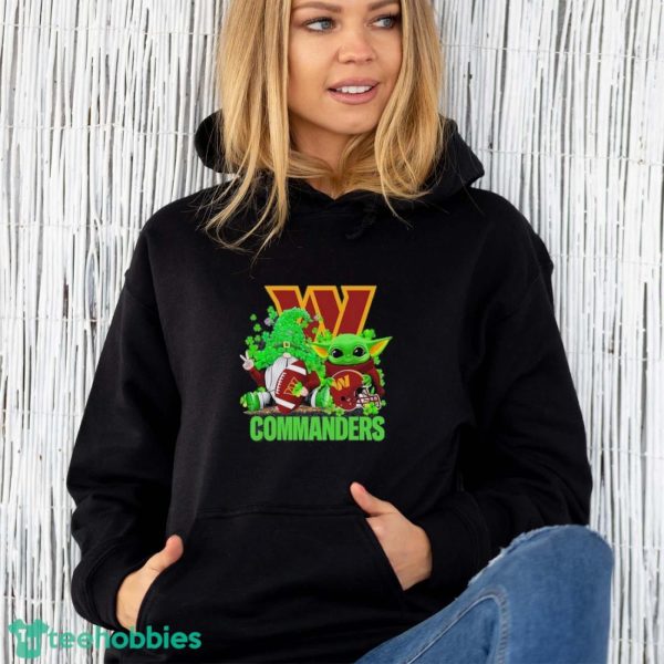 NFL Washington commanders st patrick’s day special gomes baby Yoda st patricks day shirt - Unisex Hoodie