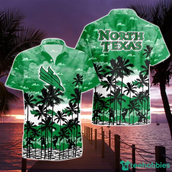 North Texas Mean Beach Shirt Cosconut Pattern 3D Hawaiian Shirt For Men And Women Product Photo 1