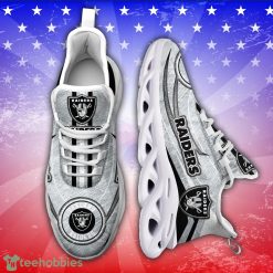 Oakland Raiders NFL Running Sneakers Max Soul Shoes Sport Season Gift Product Photo 1