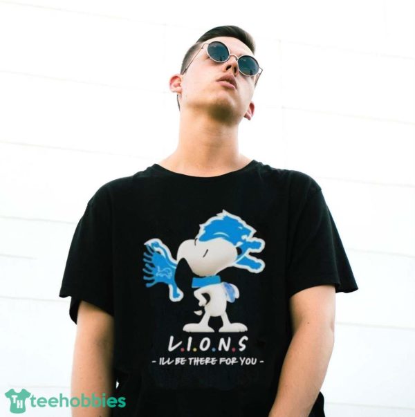 Official Detroit Lions I’ll Be There For You Friends Snoopy Shirt - G500 Gildan T-Shirt