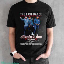 Official jurgen Klopp The last dance 2015-2024 thank you for the memories signature shirt - Black Unisex T-Shirt