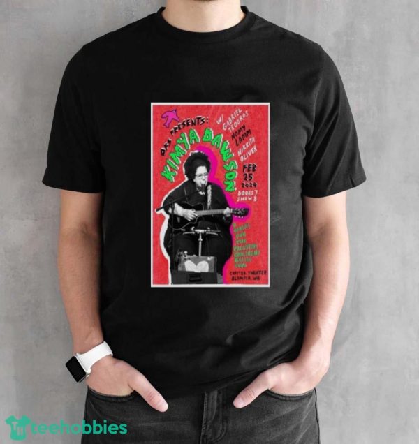 Olympia, WA February 25, 2024 Kimya Dawson Tour Shirt - Black Unisex T-Shirt
