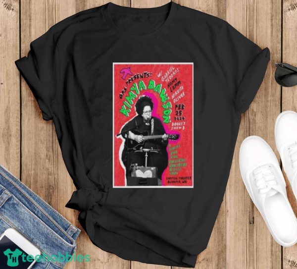 Olympia, WA February 25, 2024 Kimya Dawson Tour Shirt - Black T-Shirt