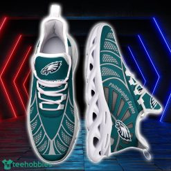 Philadelphia Eagles NFLBlack And White Clunky Max Soul Shoes New Designs For Fans Product Photo 2
