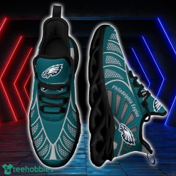 Philadelphia Eagles NFLBlack And White Clunky Max Soul Shoes New Designs For Fans Product Photo 1