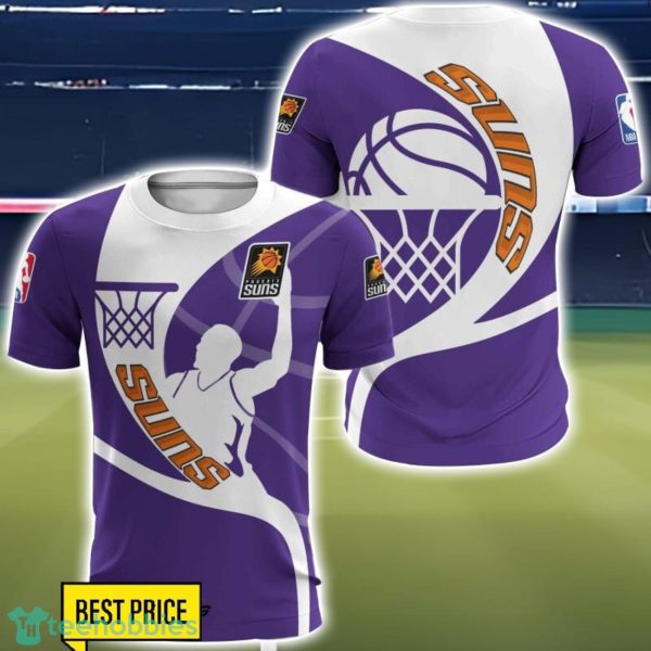 Phoenix Suns 3D All Over Printed T-Shirt Sweatshirt Hoodie Product Photo 5
