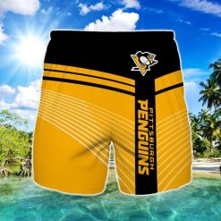 Pittsburgh Penguins Beach Short For Fans Summer Gift Product Photo 1