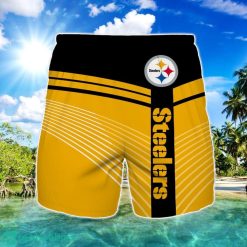 Pittsburgh Steelers Beach Short For Fans Summer Gift Product Photo 1
