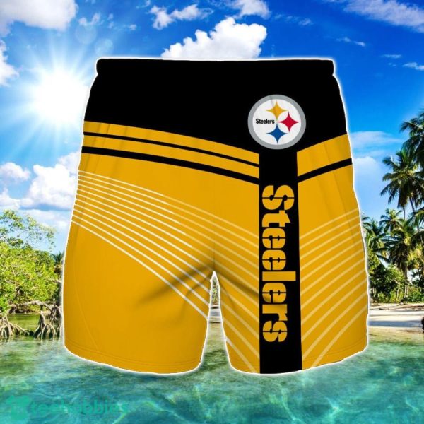 Pittsburgh Steelers Beach Short For Fans Summer Gift Product Photo 1