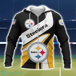 Pittsburgh Steelers Logo Team 3D Printing T-Shirt Hoodie Sweatshirt For Fans Product Photo 2