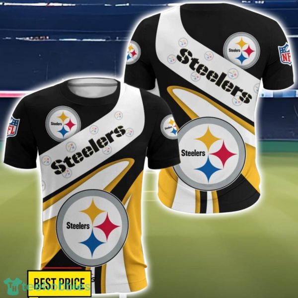 Pittsburgh Steelers Logo Team 3D Printing T-Shirt Hoodie Sweatshirt For Fans Product Photo 5
