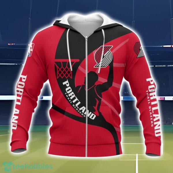 Portland Trail Blazers 3D Printing T-Shirt Hoodie Sweatshirt For Fans Product Photo 2