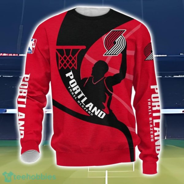 Portland Trail Blazers 3D Printing T-Shirt Hoodie Sweatshirt For Fans Product Photo 3