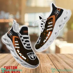 Ram truck Shoes Orange Square Pattern Custom Name Max Soul Sneakers For Men Women Product Photo 1