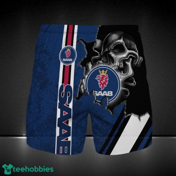 Saab Automobile Printing 3D Shorts Men Gift Sport Fans Gift Product Photo 1