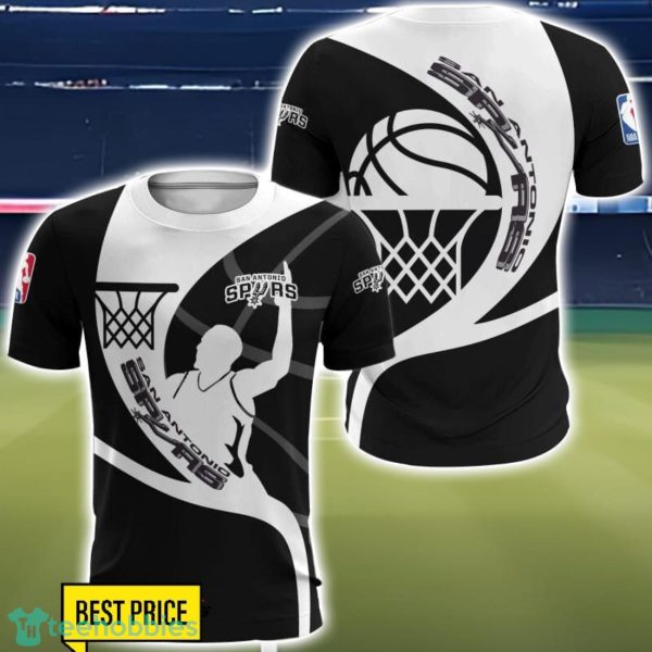 San Antonio Spurs 3D All Over Printed T-Shirt Sweatshirt Hoodie Product Photo 5