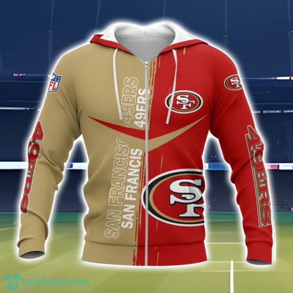 San Francisco 49ers 3D Printing T-Shirt Hoodie Sweatshirt For Fans Product Photo 2