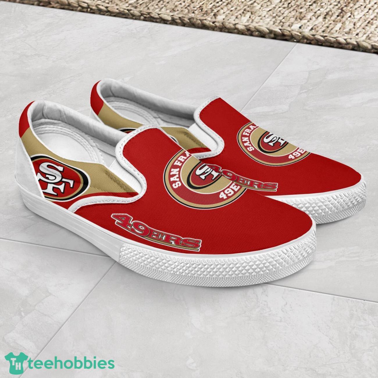 San Francisco 49ers Slip On Shoes For Men And Women Sport Fans image San Francisco 49ers Slip On Shoes For Men And Women Sport Fans Product Photo 2