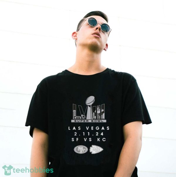 San Francisco 49ers Vs Kansas City Chiefs Super Bowl Las Vegas 2 11 24 Shirt - G500 Gildan T-Shirt