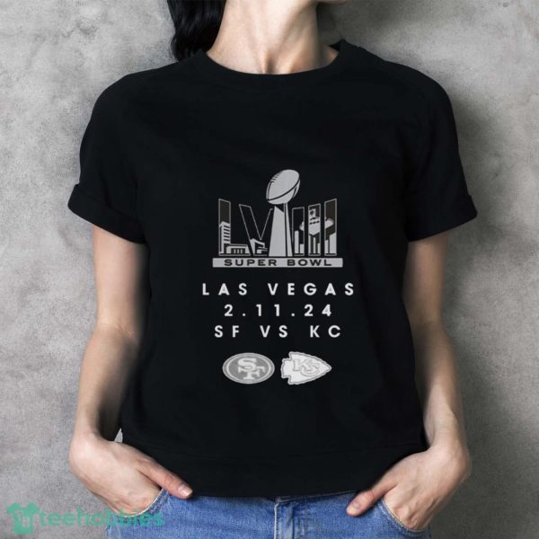 San Francisco 49ers Vs Kansas City Chiefs Super Bowl Las Vegas 2 11 24 Shirt - Ladies T-Shirt