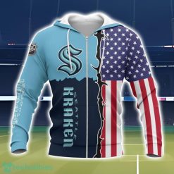 Seattle Kraken 3D All Over Printed T-Shirt Sweatshirt Hoodie Product Photo 2