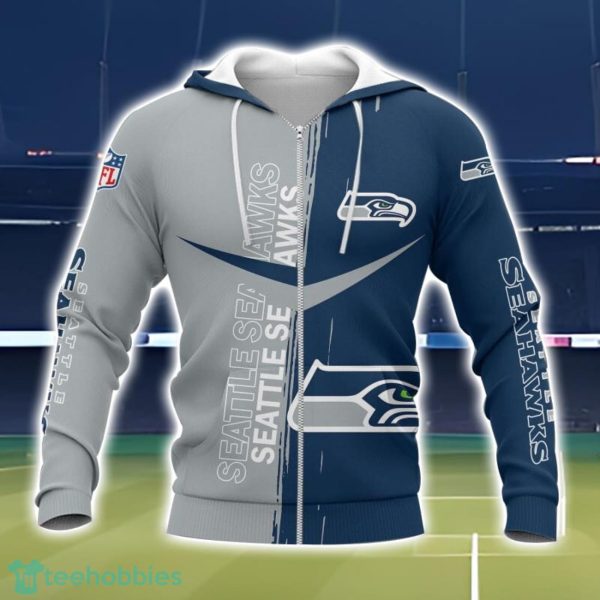 Seattle Seahawks 3D Printing T-Shirt Hoodie Sweatshirt For Fans Product Photo 2