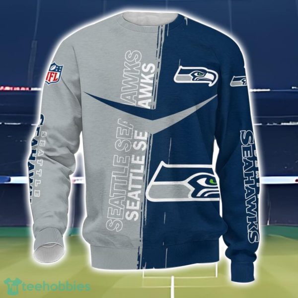 Seattle Seahawks 3D Printing T-Shirt Hoodie Sweatshirt For Fans Product Photo 3